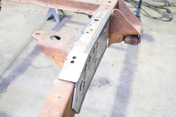 Rust Buster 73-87 Chevy C10 Center Mid Rear Frame Repair Kit - Left