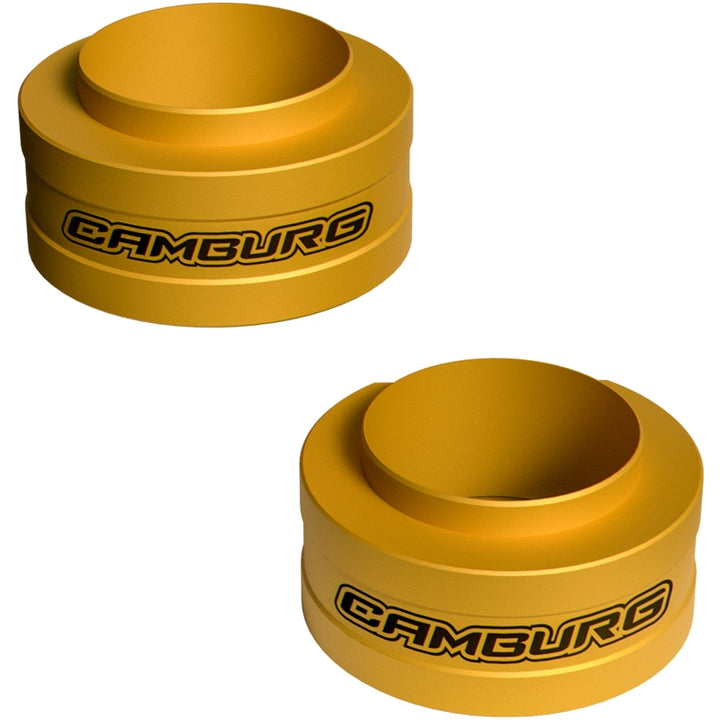 Camburg 2024+ Ford Ranger Raptor 2.5in Front Spring Preload Spacer Kit (Gold)