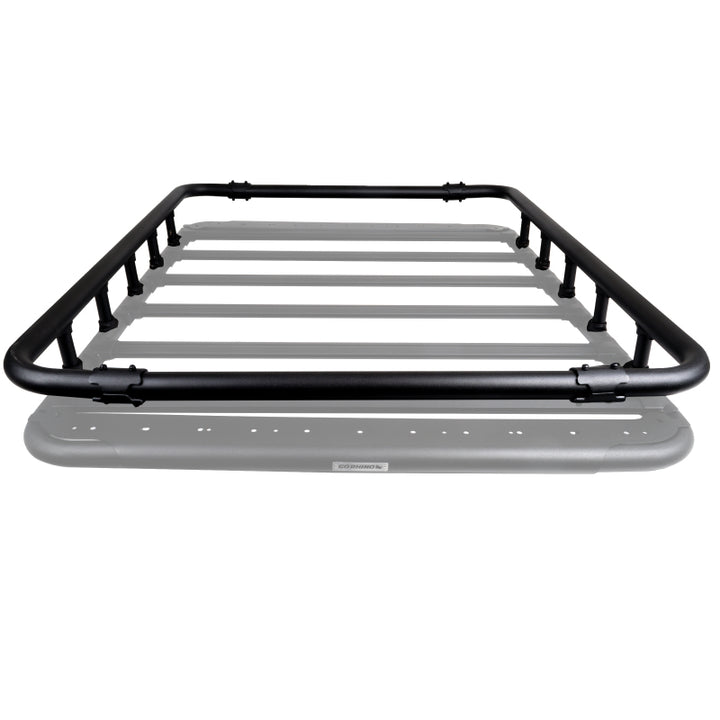 Go Rhino SRM500 Quad Rail Kit (For 65in. Long Rack) - Tex. Blk (Rails ONLY - Req. Platform)