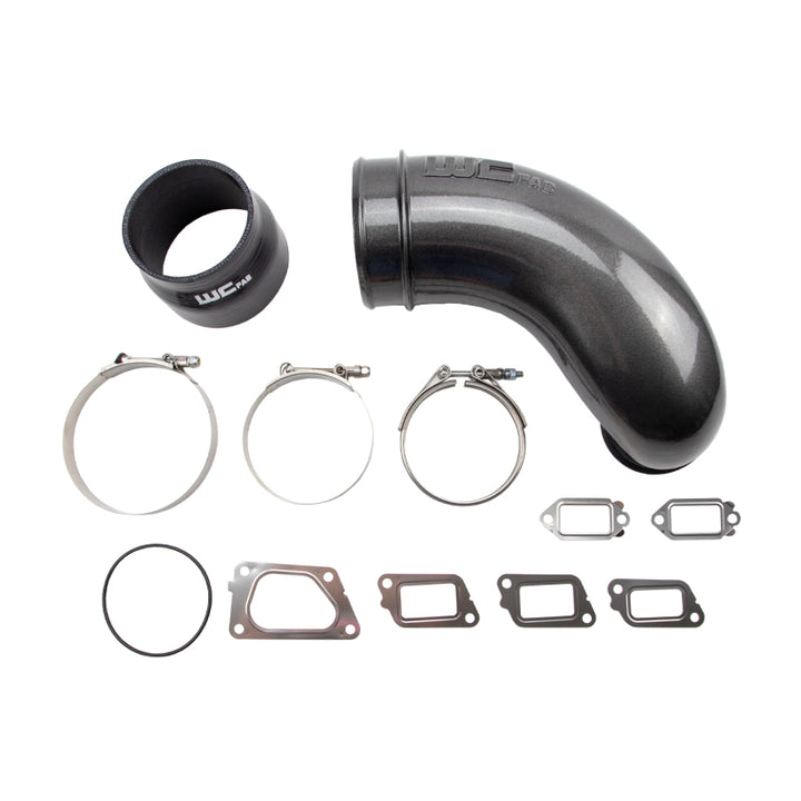 Wehrli 11-16 Duramax LML 5 in. Intake Horn - Semi-Gloss Black