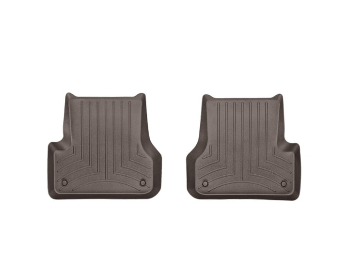WeatherTech 2012+ Audi A6 Rear FloorLiner - Cocoa