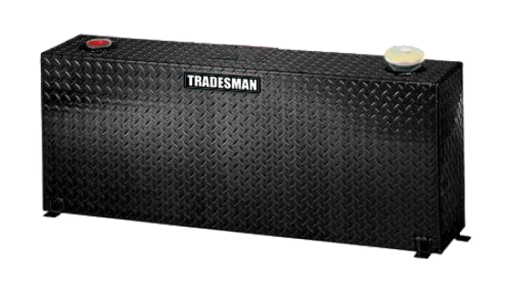 Tradesman Aluminum L-Shape Liquid Storage Tank (80 Gallon Capacity) - Black