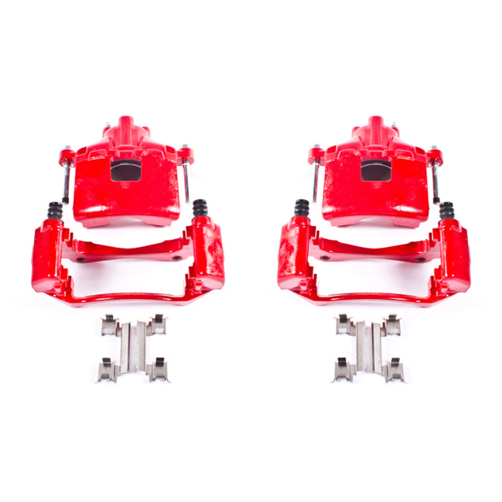 Power Stop 05-09 Buick Allure Front Red Calipers w/Brackets - Pair