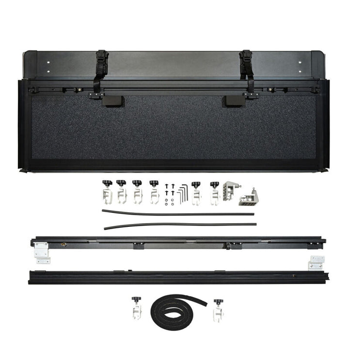 Westin 14-19 Chevrolet/GMC 1500/2500/3500 6ft. 7in. Bed Hard Tri-Fold Tonneau Cover - Black