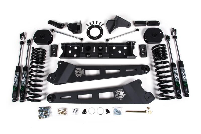 Zone Offroad 2019 Ram 2500 4.5in Radius Arm Diesel - 6-Bolt T-Case - Fox Shocks