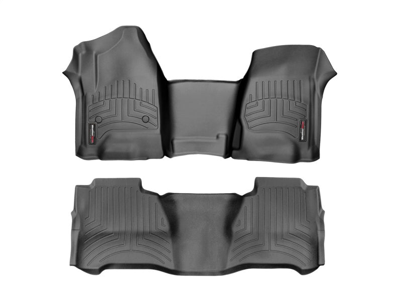 Weathertech 14-17 Maserati Ghibli Front and Rear FloorLiners - Black