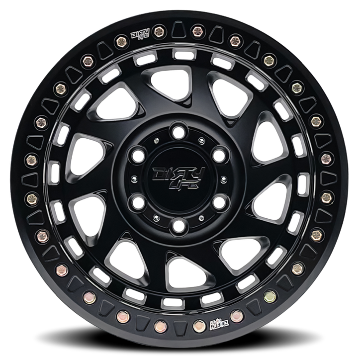 Dirty Life 9313 Enigma Race 17x9 / 6x139.7 BP / -38mm Offset / 106mm Hub Matte Black Wheel