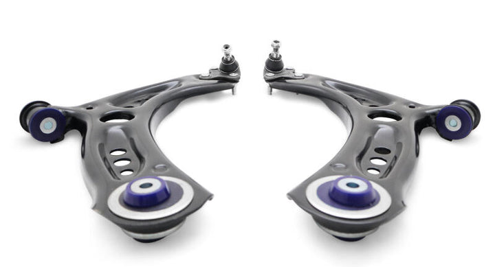 SuperPro 2015 Volkswagen Golf Rear Base Front Control Arm Lower Assembly Kit (Add. Positive Caster)