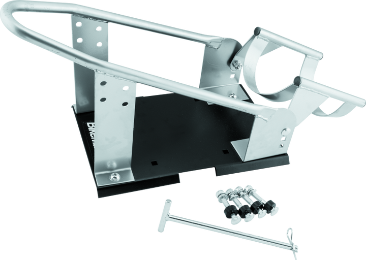 BikeMaster Heavy Duty Wheel Chock - Silver