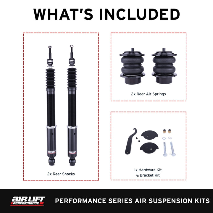 Air Lift Performance 09-16 Audi A4 Quattro & FWD S4/RS4 Rear Air Suspension Kit