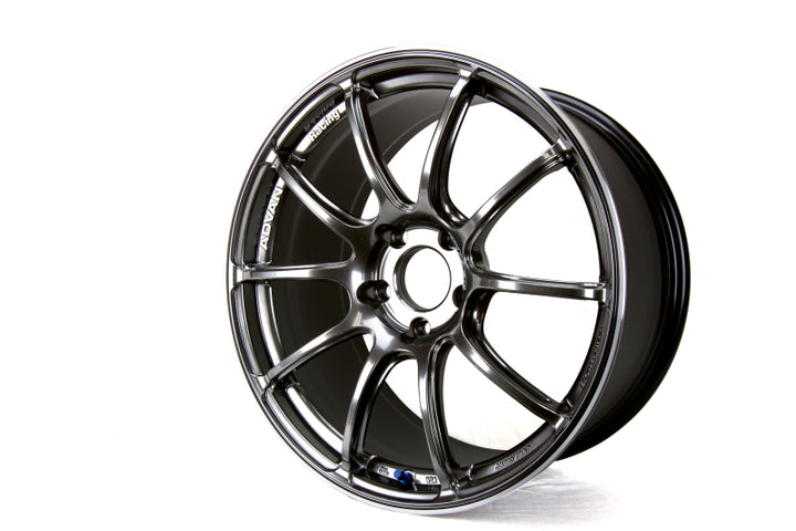 Advan RZII 17x7.0 +42 4x100 Racing Hyper Black Wheel