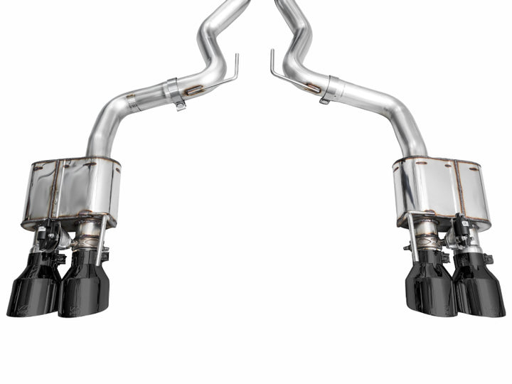 AWE Tuning 21-23 Ford Mustang Mach 1 SwitchPath Cat-Back Exhaust w/ Quad Diamond Black Tips