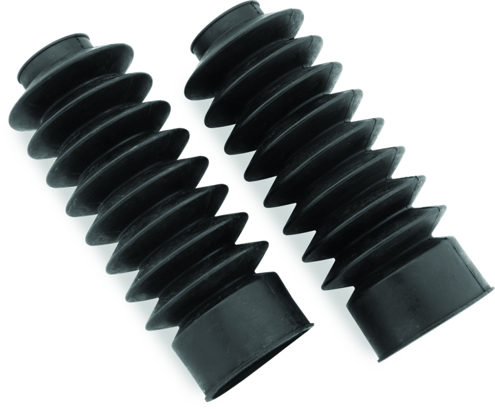 Bikers Choice 41MM Black Fork Boots Extended 8.58in / Collapsed 4in (Pair)