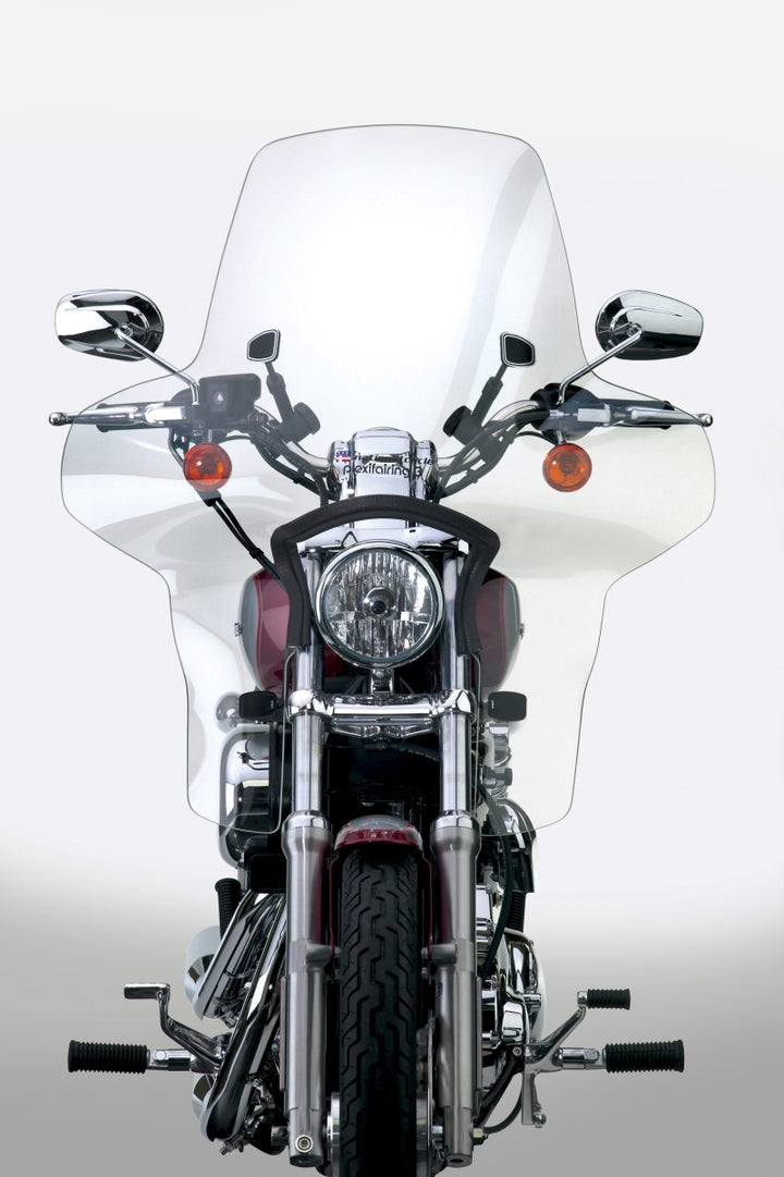 National Cycle 88-21 Harley XL/FXR/FXD/86-91 BMW R80G/R100GS/15-23 Ducati Scrmblr Plexifairing 3-Clr