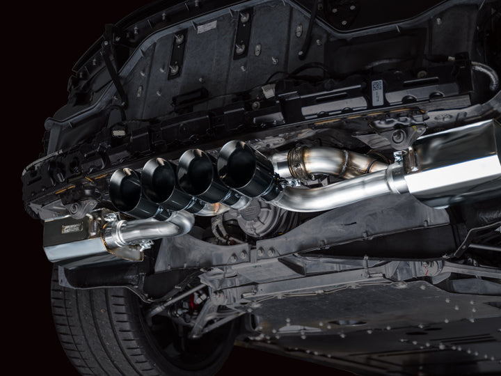 AWE Tuning 2023 C8 Corvette Z06 SwitchPath Cat-Back Exhaust - Diamond Black Tips
