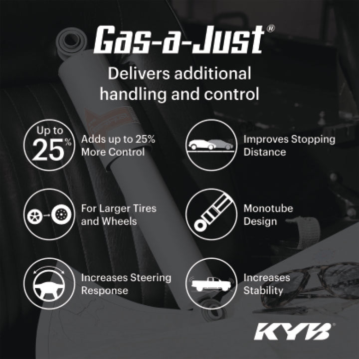 KYB 17-18 Cadillac XT5 / GMC Acadia (Exc. Elec. Cont. Susp.) Gas-A-Just Shock - Rear