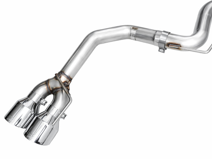 AWE 2024 Ford Mustang Dark Horse S650 RWD Track Edition Cat-Back Exhaust w/ Quad Chrome Silver Tips