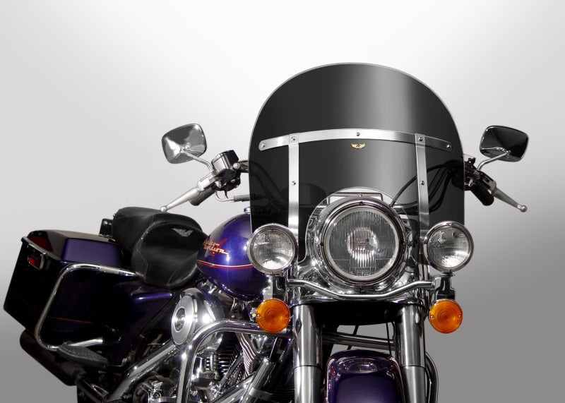 National Cycle 94-21 Harley-Davidson FLHR RoadKing/FLHRC RoadKing Classic Chopped Windshield-Clear
