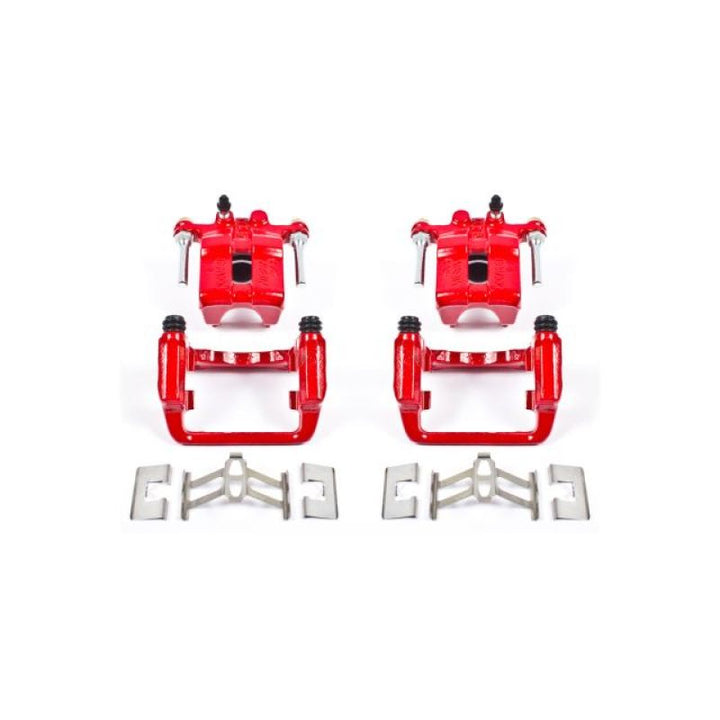 Power Stop 99-04 Acura RL Rear Red Calipers w/Brackets - Pair