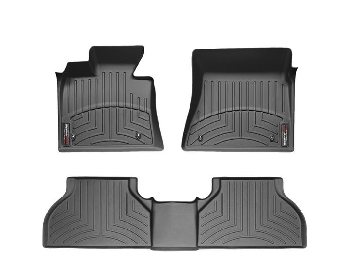 Weathertech 14-17 Maserati Ghibli Front and Rear FloorLiners - Black