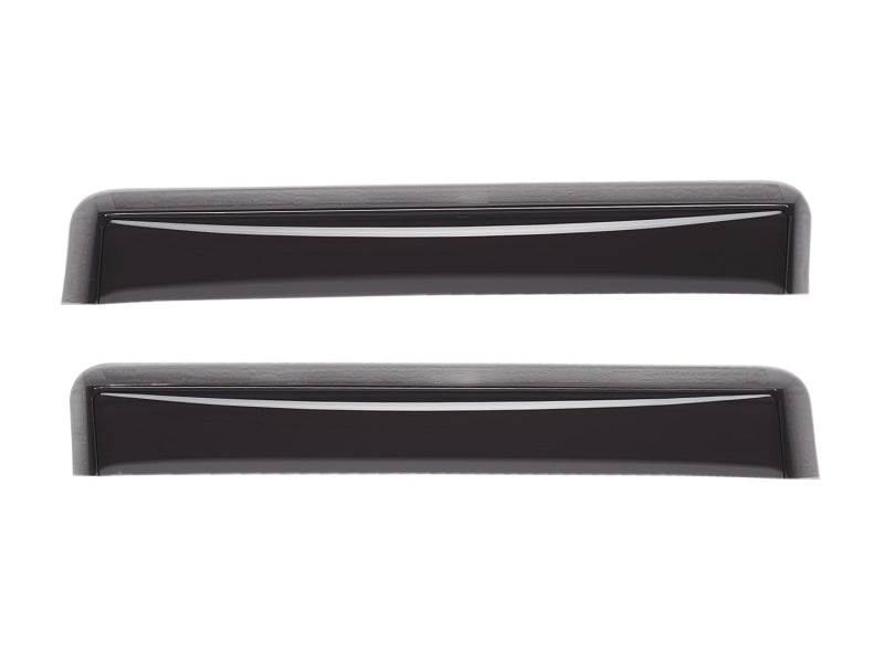 WeatherTech 2017+ Ford F-250/F-350/F-450/F-550 SuperCrew Rear Side Window Deflectors - Dark Smoke