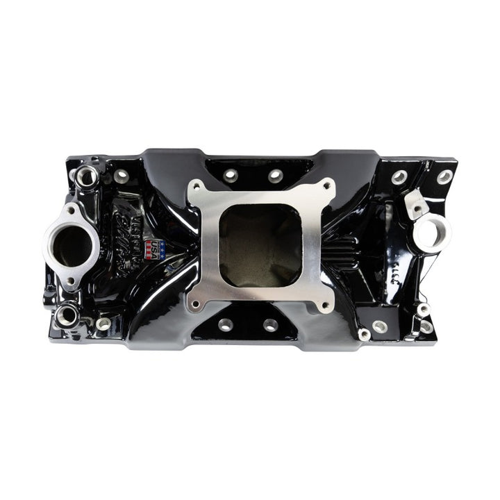 Edelbrock Chevy SB Victor Jr. 23 Degree Black Plasma Intake Manifold