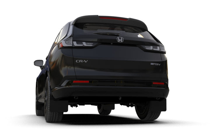 Rally Armor 23-26 Honda CR-V Black Mud Flap - Metallic Black Logo