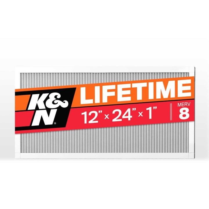 K&N HVAC Filter 12 X 24 X 1 Merv 8