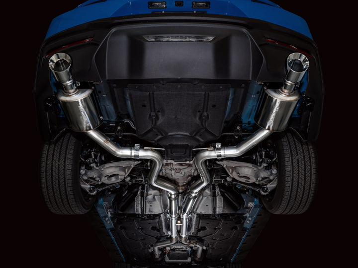 AWE Tuning 2024 Ford Mustang GT Fastback S650 RWD Touring Catback Exhaust w/ Dual Chrome Silver Tips