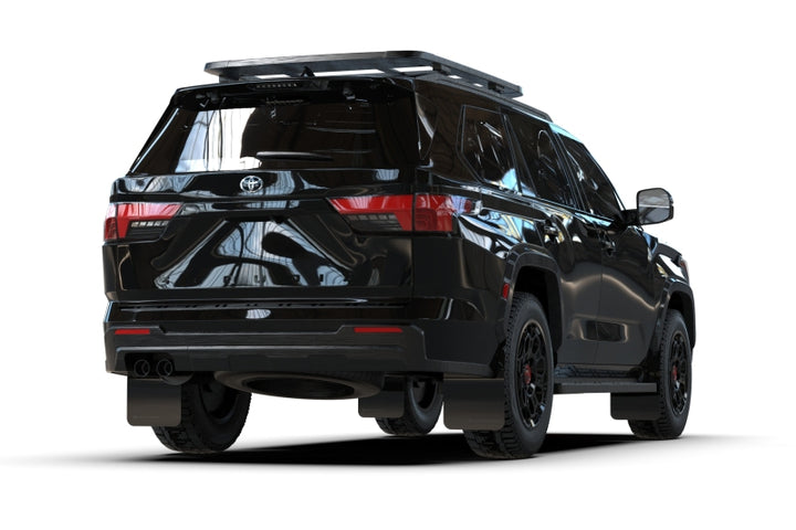 Rally Armor 23-26 Toyota Sequoia Black UR Mud Flap w/ Red Logo