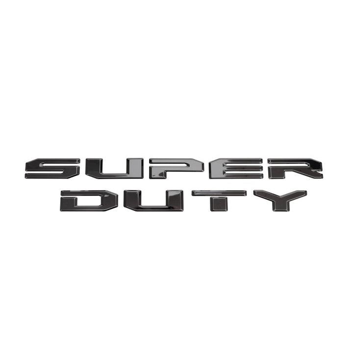 Putco 2023 Ford Super Duty Tailgate Letter (Black Platinum)