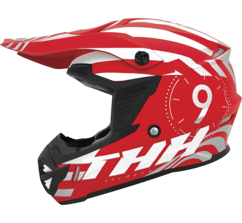 THH Helmets T730X Twister Red/Silver - XL