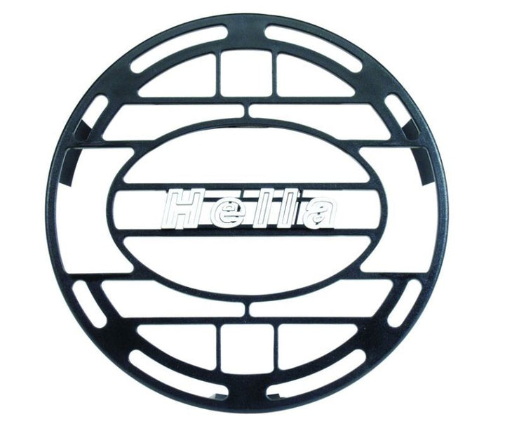 Hella Stone Shield Round Plastic Black Hella Logo Light Cover  (MOQ 10)