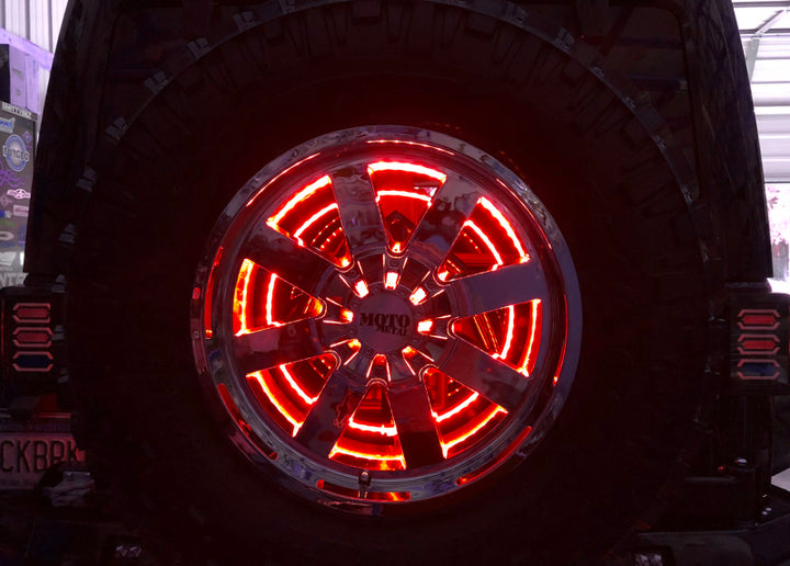 Oracle LED Illuminated Wheel Ring 3rd Brake Light - Red