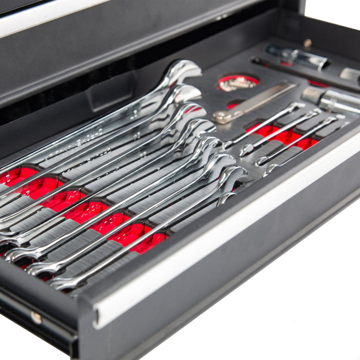 BikeMaster 3 Drawer Toolbox -  Includes 129 Piece Tool Set