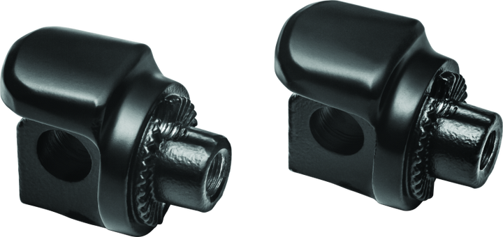 Kuryakyn Non-Pivot Splined Peg Adapter Harley-Davidson Models Black