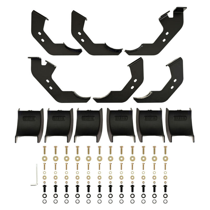 Westin 25-26 Toyota 4Runner PRO TRAXX 4 Oval Nerf Step Bars - Semi-Gloss Black
