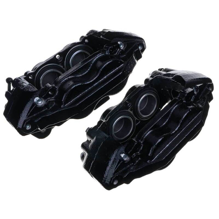 Power Stop 07-15 Toyota Tundra Front Black Caliper Pair w/o Bracket