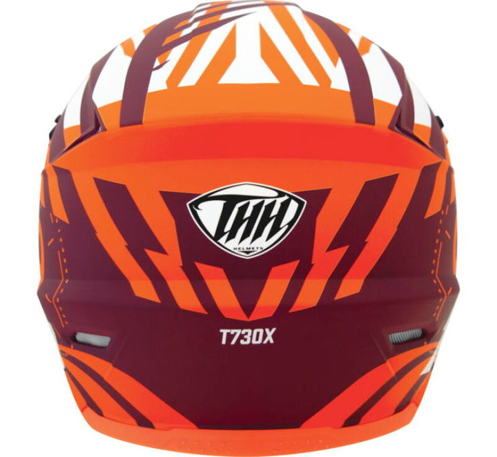 THH Helmets T730X Twister Purple/Orange Youth - Small