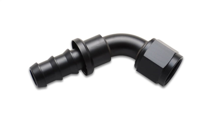 Vibrant Push-On 60 Degree Hose End Elbow Fitting Size -8AN