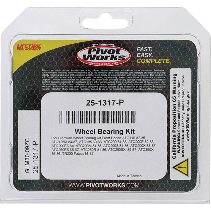 Pivot Works Premium Wheel Bearing