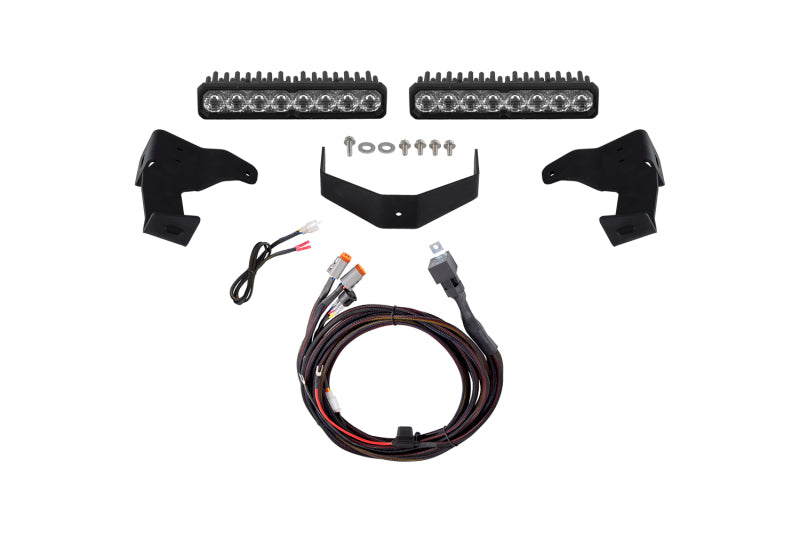 Diode Dynamics 2024-2026 Toyota Tacoma Stealth Lightbar SS10 Pro White Driving 6000K
