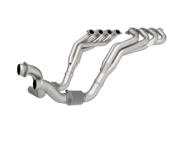 Kooks 20-22 Ford F250 7.3L V8 / Ford F350 7.3L V8 2in x 3in SS Headers w/ H.O. Green Catted Conn