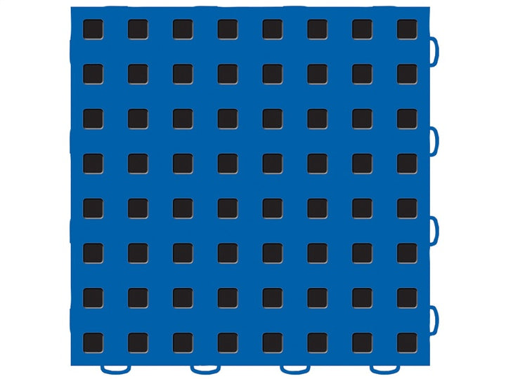WeatherTech TechFloor - 3in x 12in Tiles(Left Loop) Blue/Black - Blue/Black