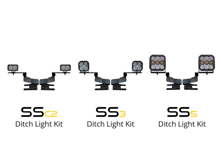 Diode Dynamics 17-22 Ford F250/F350/F450/F550 Super Duty Stage Series Backlit Ditch Light Kit