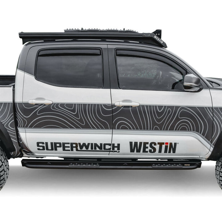 Westin 05-23 Toyota Tacoma Rock Slider - Textured Black