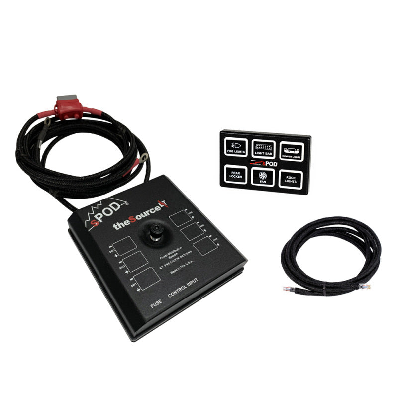 sPOD SourceLT w/Mini6 for Universal w/36in Battery Cables