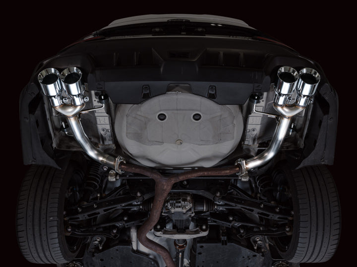 AWE Tuning 22-25 Subaru VB WRX Track Edition Axle-Back Exhaust - Chrome Silver Tips