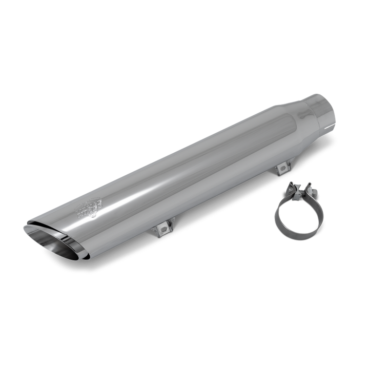 Vance & Hines 2025+ HD Softail Twin Slash 4in Round Chrome Slip-On Exhaust
