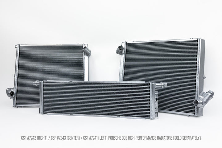 CSF 2019+ 992.1/992.2 Porsche 911(3.0LT Base/T/S/4/4S/GTS/4 GTS) High Perf Right Aluminum Radiator
